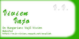 vivien vajo business card